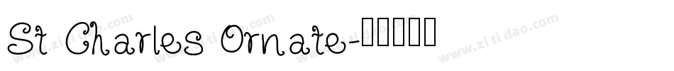 St Charles Ornate字体转换